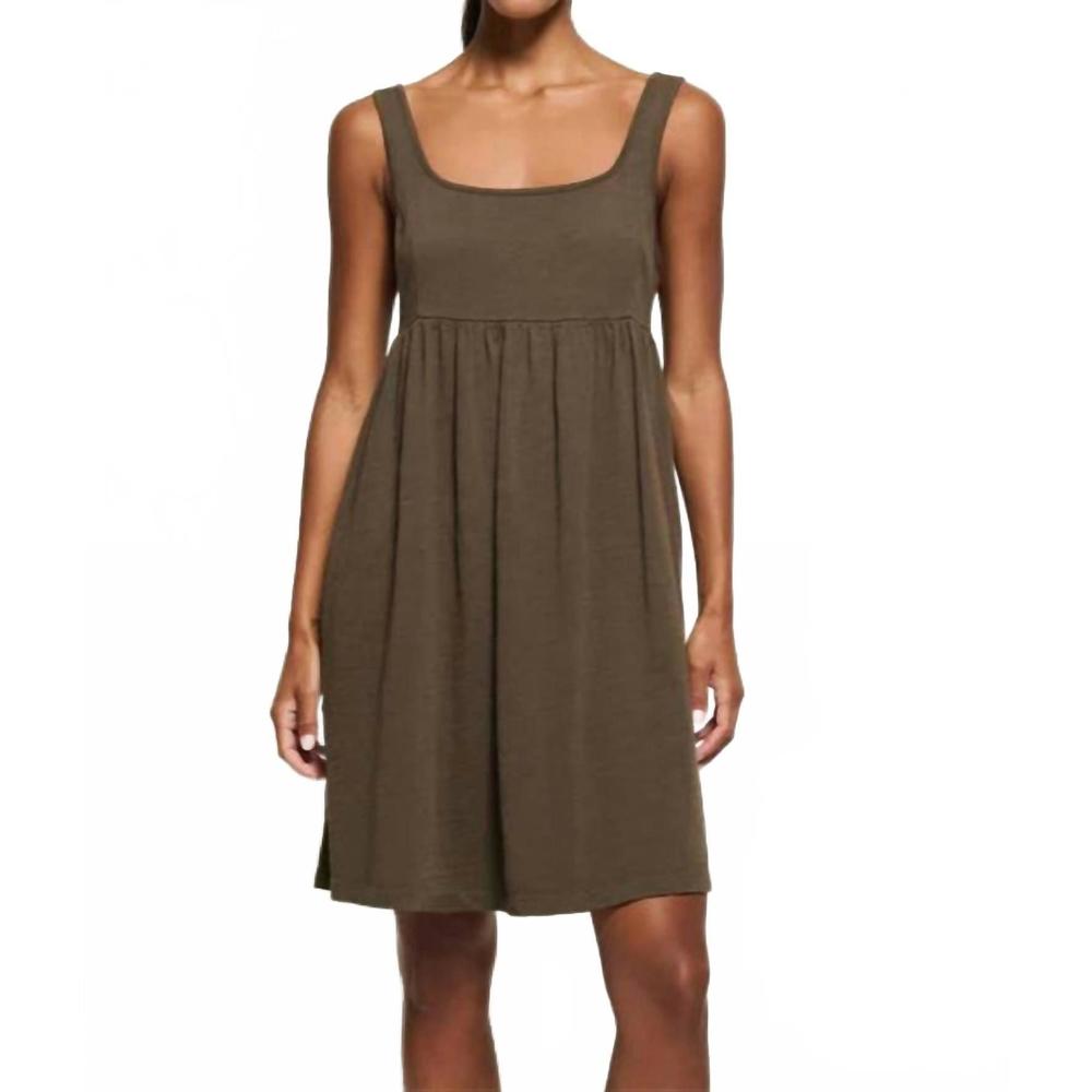 Nation LTD Olive Green Sleeveless Mini Dress
